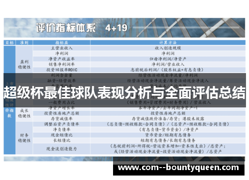 超级杯最佳球队表现分析与全面评估总结